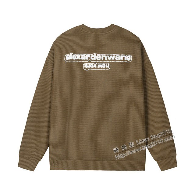 AlexanderWang專櫃2023FW新款刺繡針織衫毛衣 男女同款 tzy2996